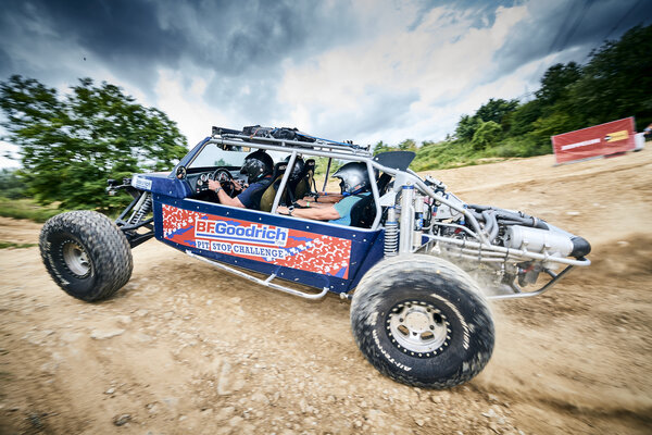 ATV/Quad beim freien Fahren im Offroadpark Sachsen-Anhalt