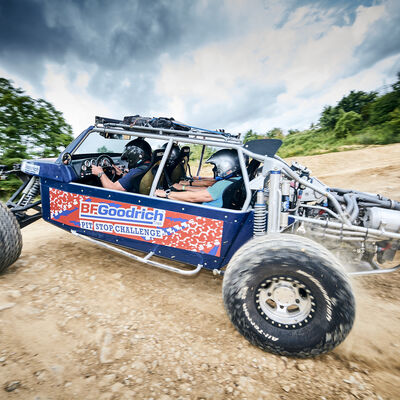 ATV/Quad beim freien Fahren im Offroadpark Sachsen-Anhalt