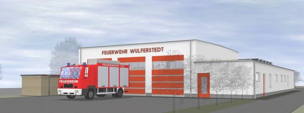 Visualisierung Neubau FW Wulferstedt