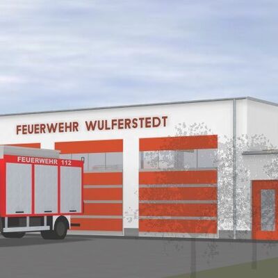 Visualisierung Neubau FW Wulferstedt