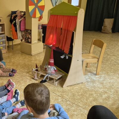 Wichtelauff&uuml;hrung zur Weihnachtszeit