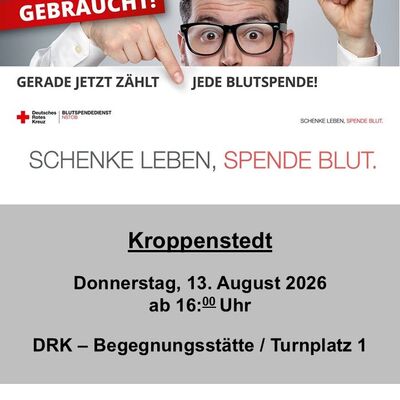 Blutspende 13.08.2026