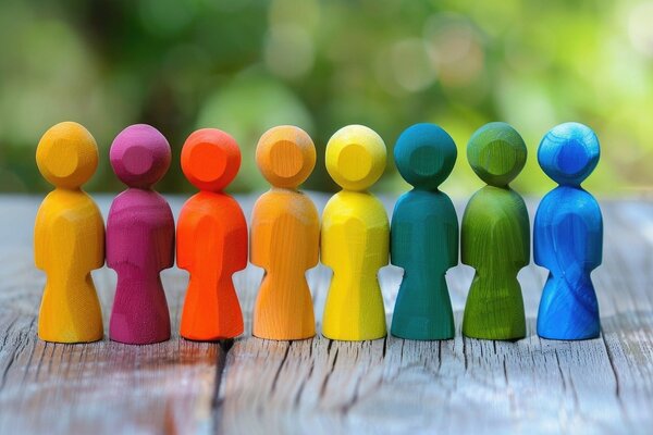 Vielfalt und Teilhabe - Symbolbild f&uuml;r Inklusion