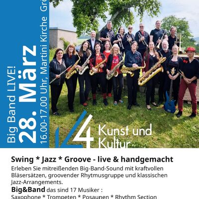 Plakat KirchplatzVier Big&Band