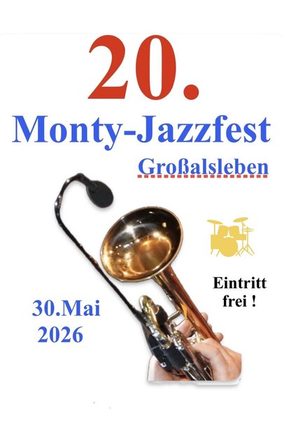 20. Monty-Jazzfest Plakat