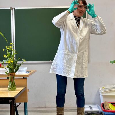 Schutzkleidung im Labor