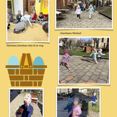 Beim Osterhasen-Wettlauf und weiteren Bewegungsspielen entdecken die Kinder der Kita Rasselbande Kroppenstedt spielerisch ihre motorischen F&auml;higkeiten. Bewegung, Freude und gemeinsames Erleben sind zentrale Bestandteile der modernen Bildungsarbeit in der Westlichen B&ouml;rde.