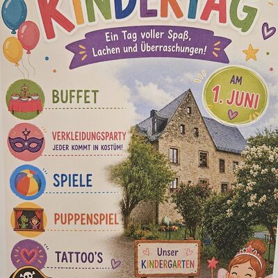 Kindertag in der Kita &raquo;Schloss Trautenburg&laquo; in Ottleben