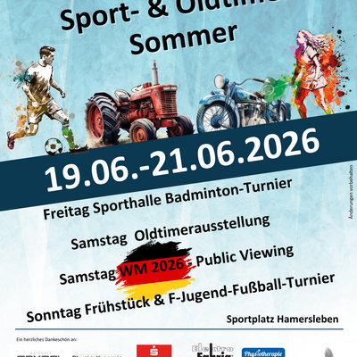 4. Fortuna Sport- & Oldtimer-Sommer in Hamersleben 2026