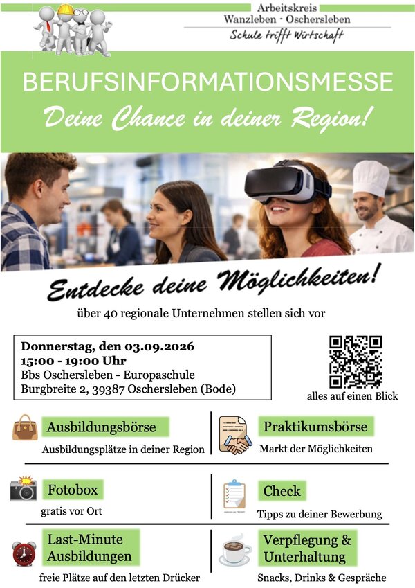 Berufsinformationsmesse &raquo;Deine Chance in deiner Region!&laquo; 2026