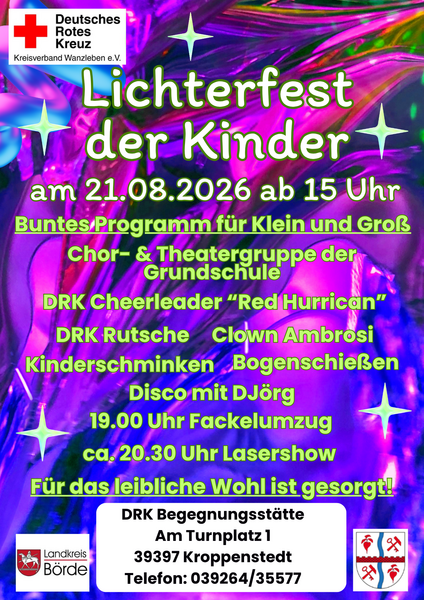 Lichterfest der Kinder in Kroppenstedt