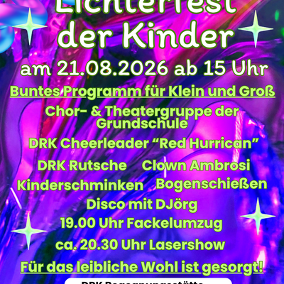 Lichterfest der Kinder in Kroppenstedt