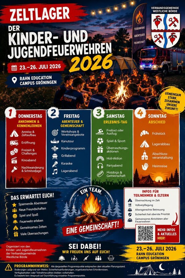 Plakat Zeltlager