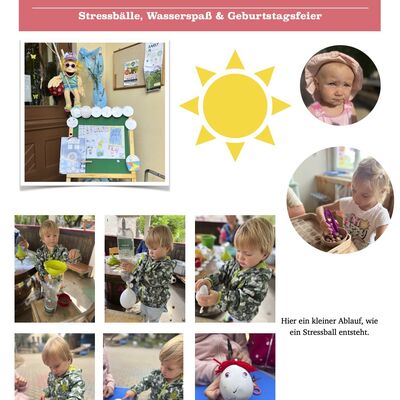 Unsere Woche - Stressb&auml;lle, Wasserspa&szlig; und Geburtstagsfeier