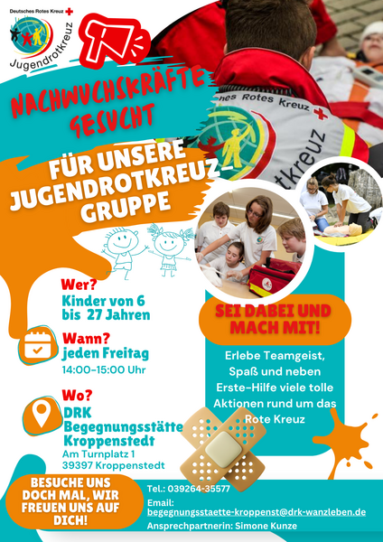 Flyer JRK Gruppenstunde