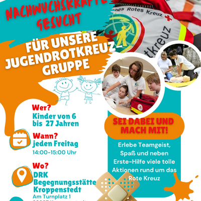 Flyer JRK Gruppenstunde