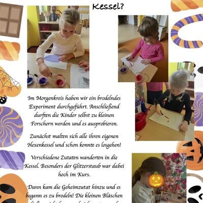 Was brodelt denn da? - Kleine Forscher in der Kita &raquo;Rasselbande&laquo;