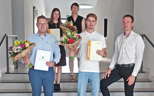 Drei erfolgreiche Berufsabschlüsse in der Verbandsgemeinde